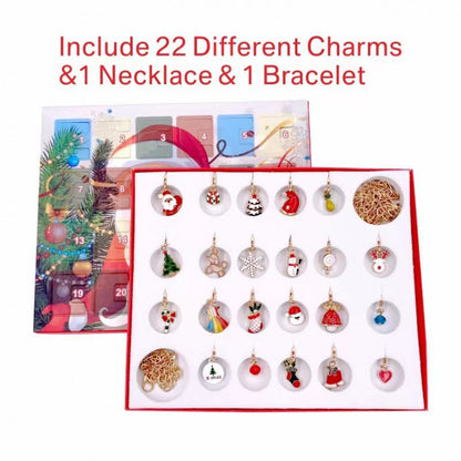 🎅2025 Early Xmas Sale 50% OFF💥DIY 24 Days Christmas Countdown Calendar Bracelets Set