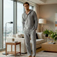 Men's Hooded Casual Loose Top & Pants 2-Piece Set
