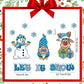 🎁Christmas Sale 50% Off🎅 Christmas Themed Magnetic Sticker🎄Fun, Festive & Family-Friendly!
