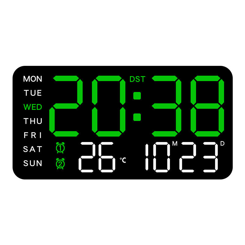 🔥 Hot Sale 50% OFF 🕰️Multifunctional Decorative LED Digital Wall Clock