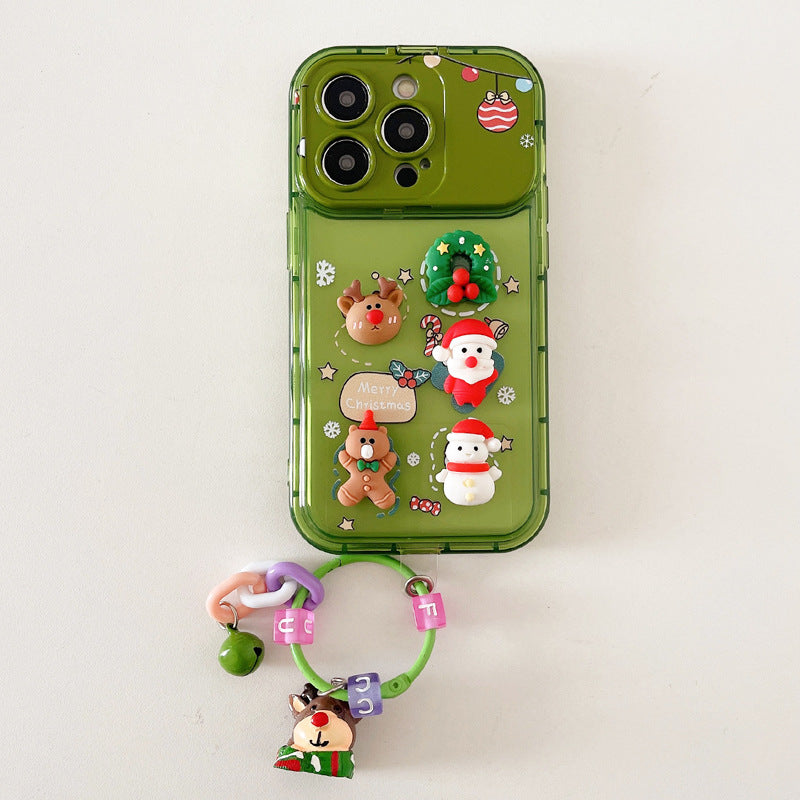🎄Christmas Hot Sale 50% OFF🔥Christmas Tree Pendant Flip Mirror Case Cover For iPhone🎅