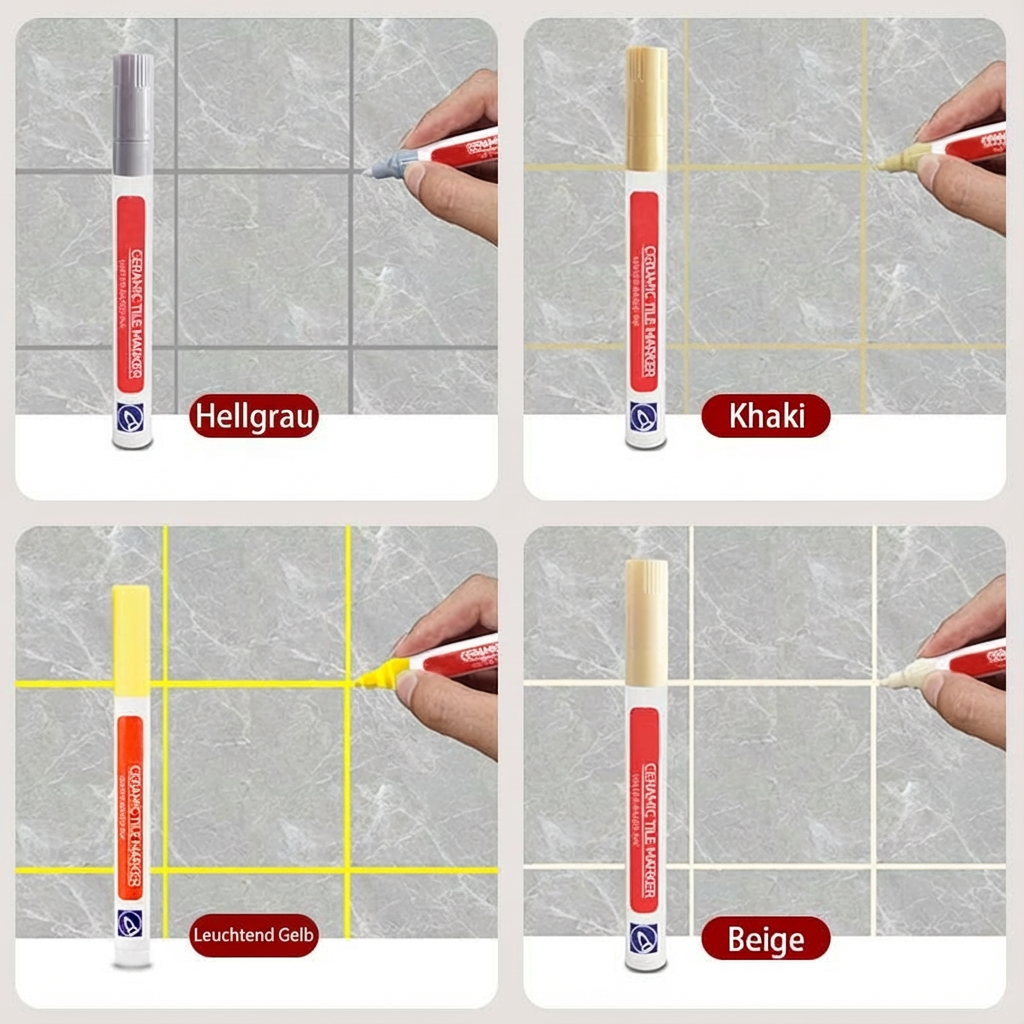 Pousbo® anti-mould and waterproof joint pen for ceramic tiles