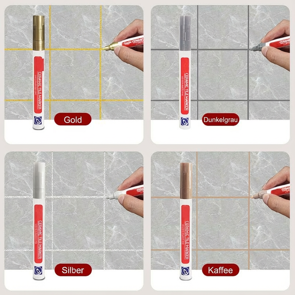 Pousbo® anti-mould and waterproof joint pen for ceramic tiles
