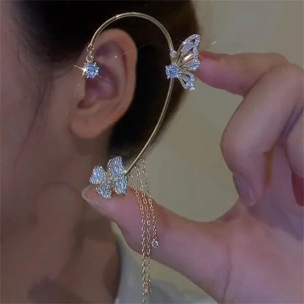 💐BUTTERFLY TASSEL STYLE ZIRCON EARRINGS | PERFECT GIFT🎁