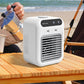 Mini portable air conditioner with cooling and humidification functions