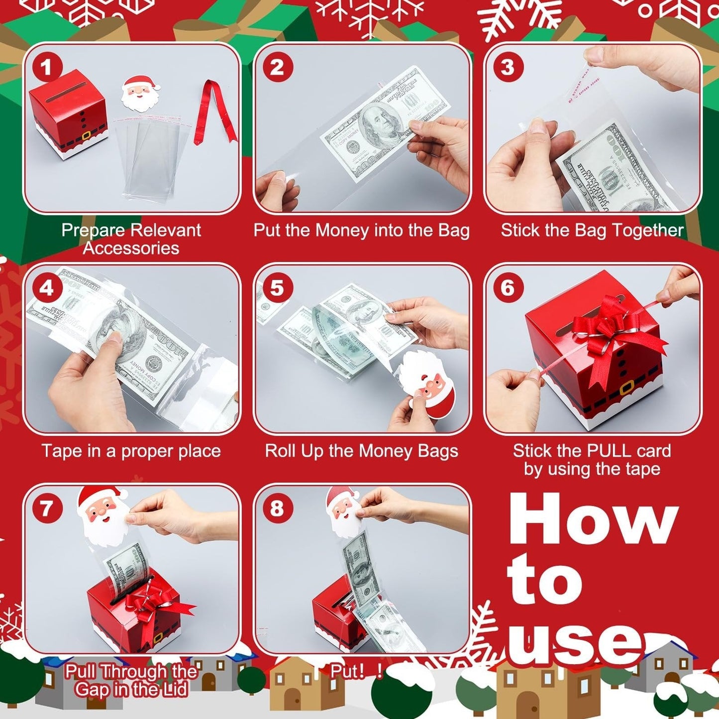 Christmas Money Gift Boxes