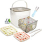🧊 LIMITED-TIME 50% OFF! ✨ Ice Cube Maker with Storage Box – Button Release, Leak-Proof, 48 Cubes at Once 🏠