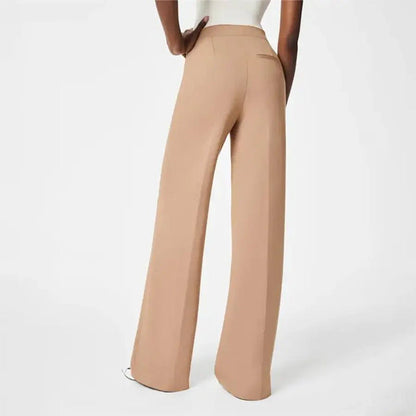 🥇Three lengths available🔥High Stretch High Waist Wide Leg Trousers