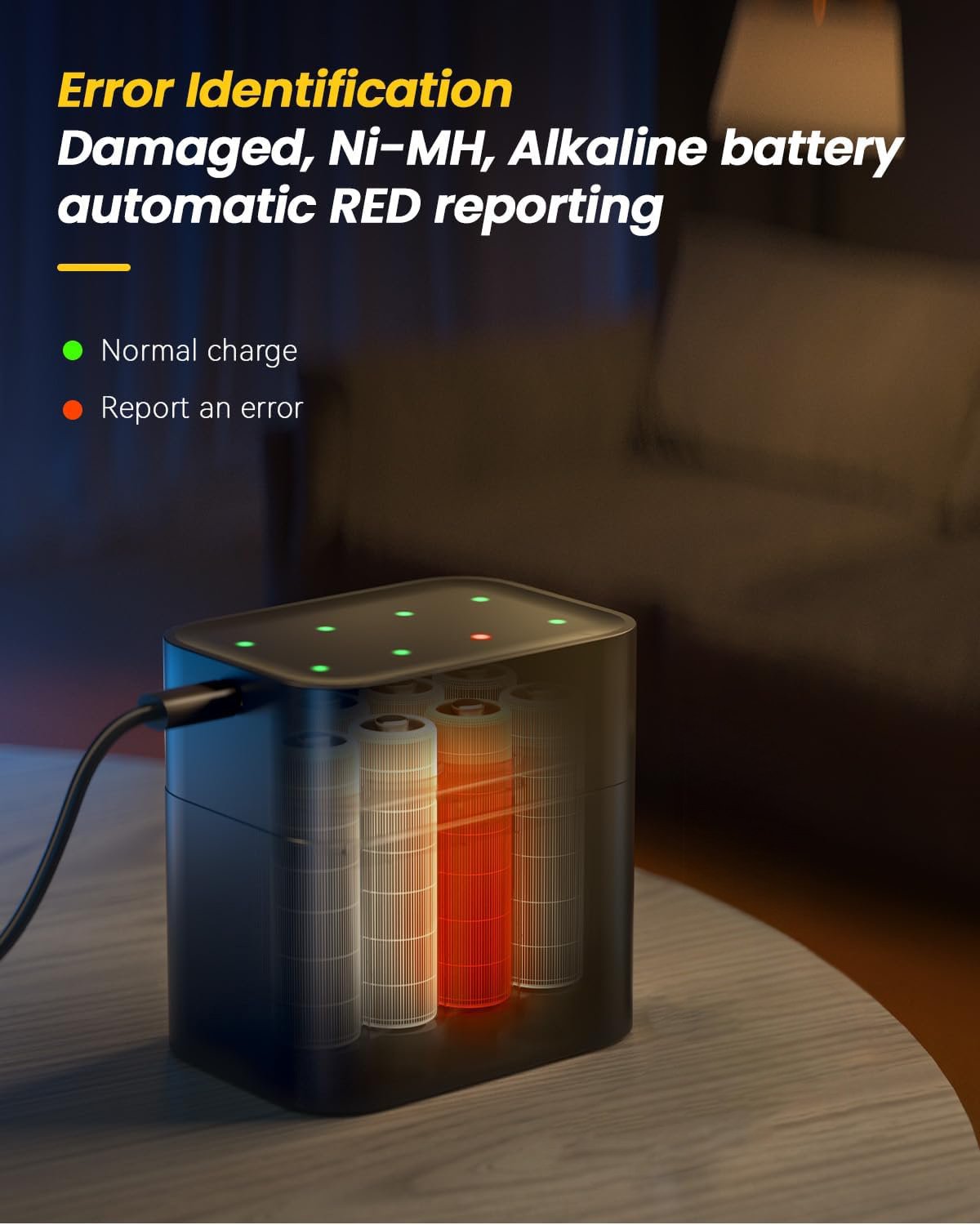 ✨2025 HOT SALE 49% OFF🔋Li-ion Battery with Integrated Charging Storage Box💡Overcharge protection