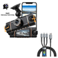 🏆60% Off!🚗4-Channel HD Dashcam with Front Interior Rear Recording🎥
