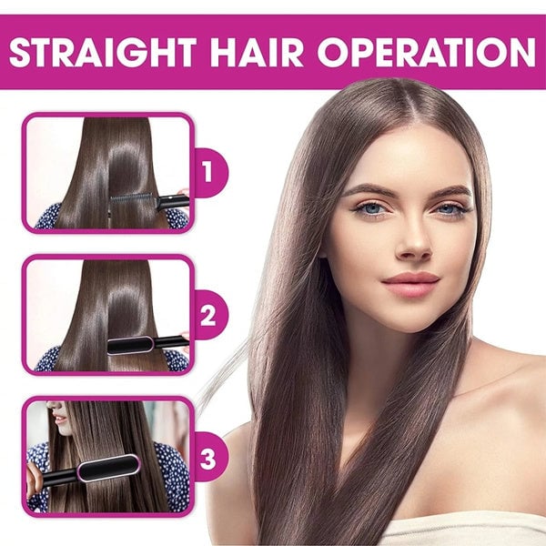 ✨Last Day Special Price!💥Negative Ion Hair Straightener Styling Comb💇‍♀