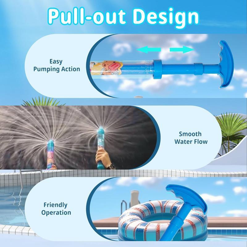 🥳2026 HOT SALE🥳💞50K+ SOLD!🎆💦 50% OFF! Pull‑Out Water Gun Toy – Creates stunning firework water effect. Perfect for beach, pool or bath. Lightweight & ergonomic. Endless splash fun. 🏖️✅