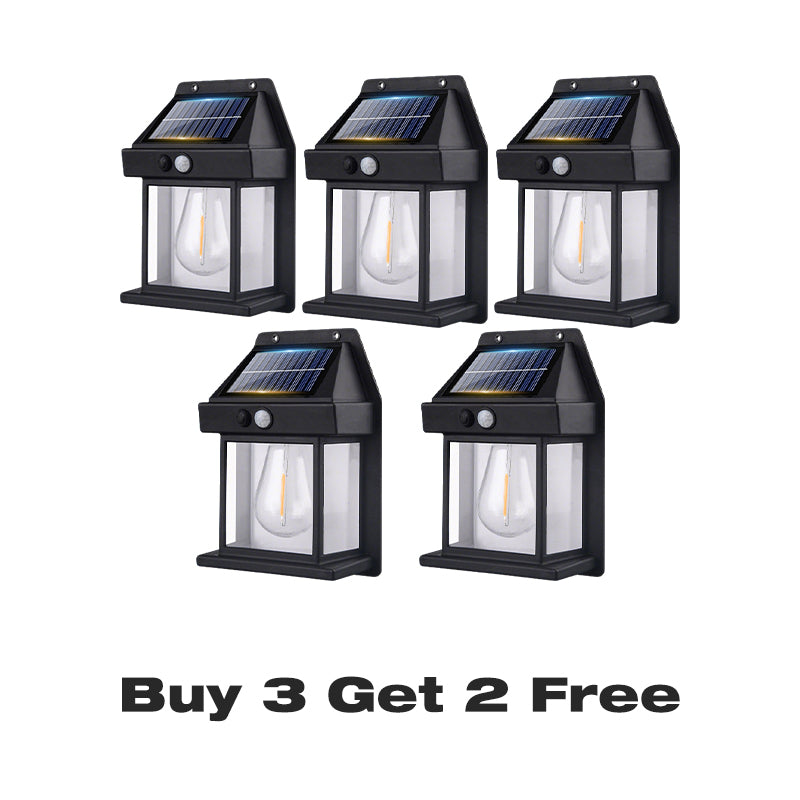 🎉50% OFF🎉SOLAR WALL LIGHT💡-Motion Sensor & Weatherproof, Automatic Dusk to Dawn Operation, Easy Installation for Garden and Pathway🌟
