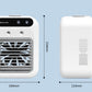 Mini portable air conditioner with cooling and humidification functions