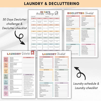 🔥LAST DAY 49% OFF-ADHD Cleaning & Organizing Toolkit - Chore Planner✔