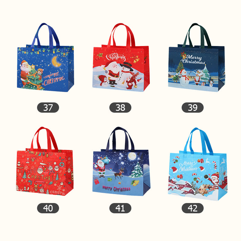 ♻️[Best Gift For Kids] ♻️🎁Halloween & Christmas Non-Woven Candy Tote Bag🎁