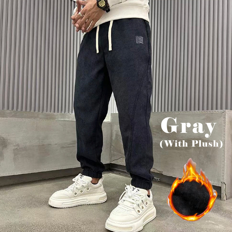 Men's Corduroy Loose Ankle Banded Pants（50% OFF）