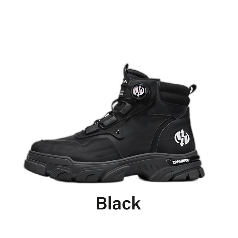 ⏳Time-limited Special⏰Men's outdoor swivel buckle work shoes（Waterproof, Anti-slip,Comfortable and Breathable）