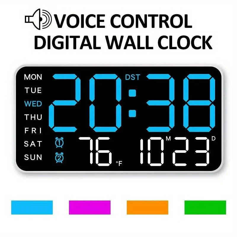 🔥 Hot Sale 50% OFF 🕰️Multifunctional Decorative LED Digital Wall Clock