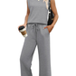💕Hot Sale  50% OFF🔥New Women's  Sleeveless Top & Wide-Leg Pants Set