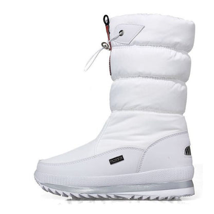 🎅2025 Sale🎁Women's premium waterproof, non-slip faux fur snow boots