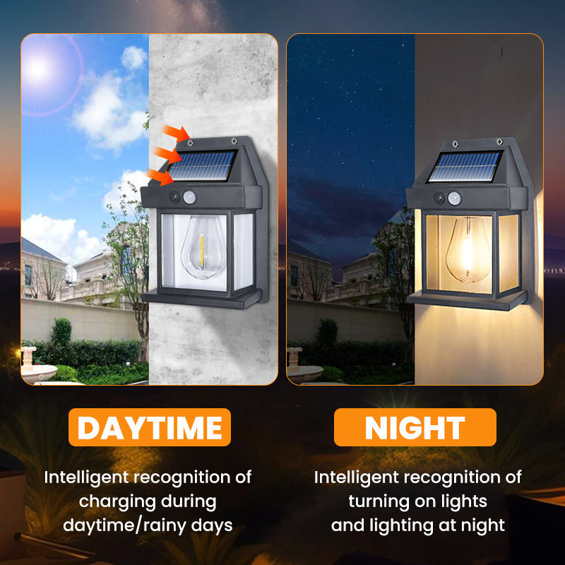 💥💥💡2025 Hot Sale& Coverage 55% OFF-Motion Sensor Solar Tungsten Wall Light
