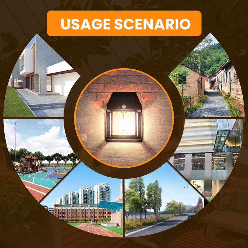 💥💥💡2025 Hot Sale& Coverage 55% OFF-Motion Sensor Solar Tungsten Wall Light