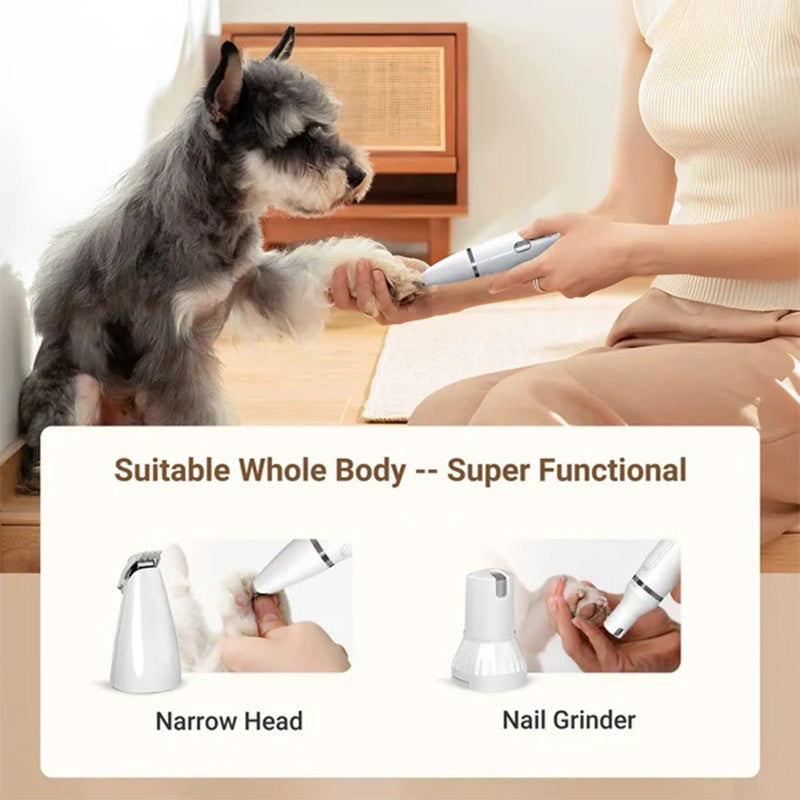 4-in-1 Electric Clippers Pet Shaver with 4 Interchangeable Blades-1