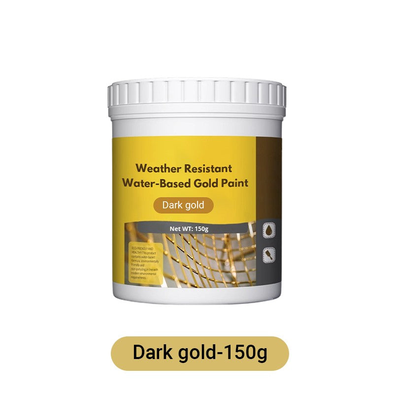 ⏳Limited time special⏰Weather-resistant water-based gold paint💛