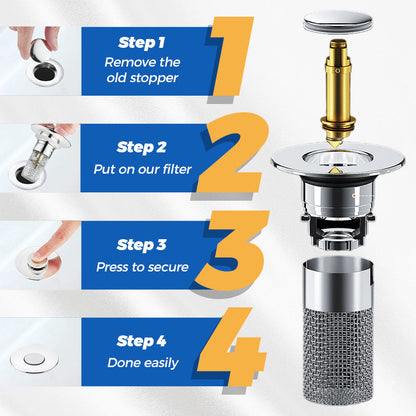 Universal Pop-up Sink Drain Filter（BUY 1 GET 1 FREE）