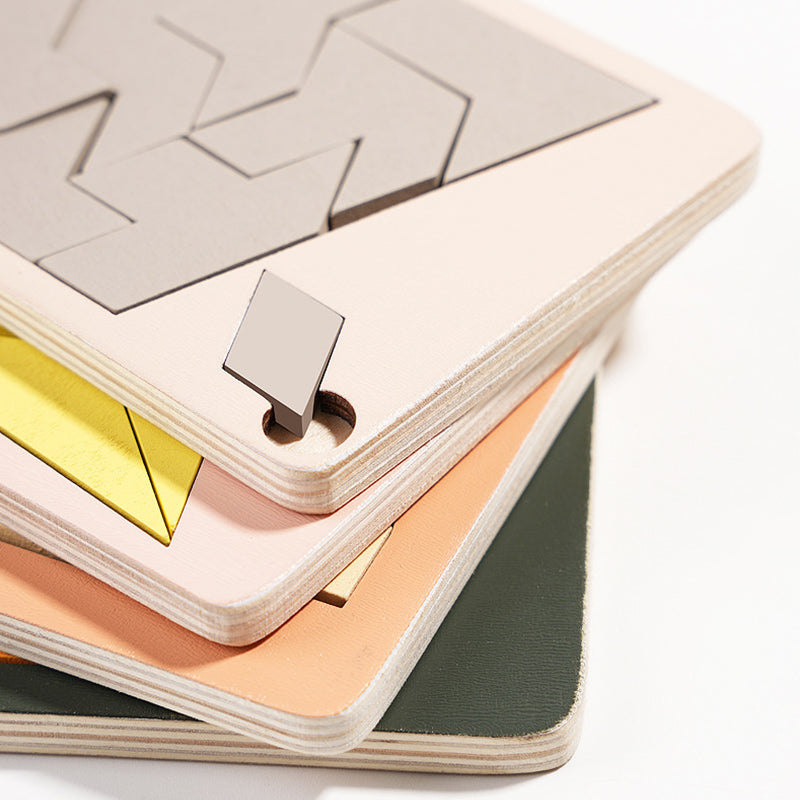 🧩 50% OFF NOW! ✨ Wooden Tangram Puzzle Board - 7 Colorful Geometric Shapes for Creative Pattern Sorting & Montessori Learning 🔺🔷