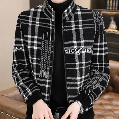 🍂Fall Specials🍂 Men’s Stylish Padded Thick Tweed Jacket