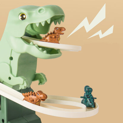 🦖🪜Electric Dinosaur Chase Race Track Playset🎁