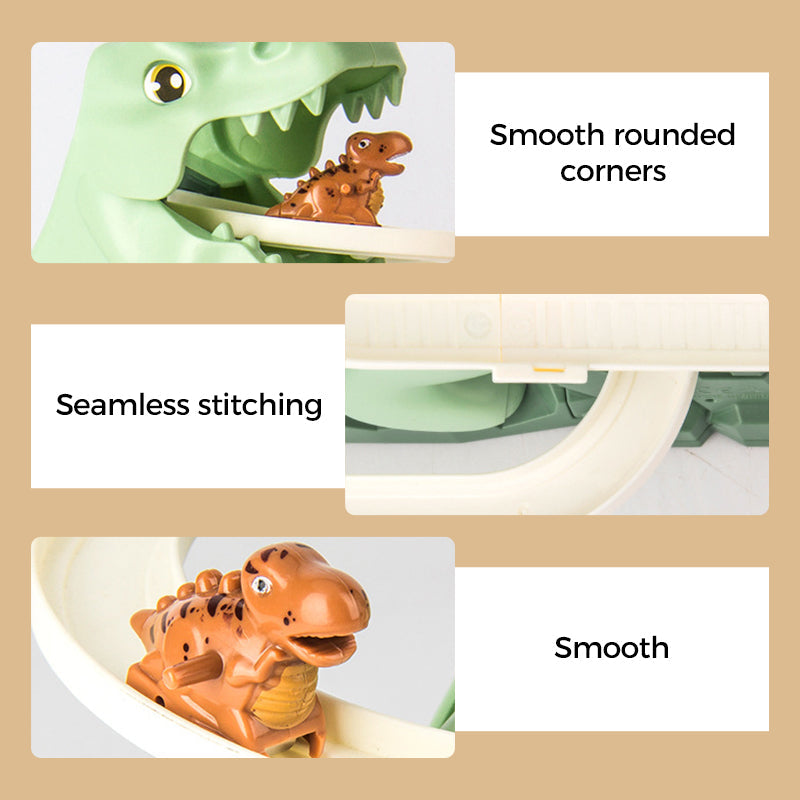 🦖🪜Electric Dinosaur Chase Race Track Playset🎁