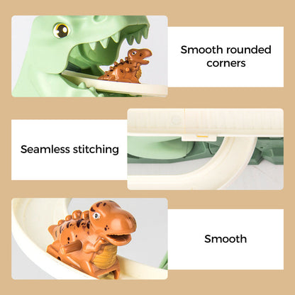 🦖🪜Electric Dinosaur Chase Race Track Playset🎁