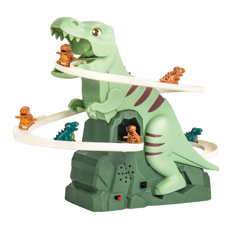 🦖🪜Electric Dinosaur Chase Race Track Playset🎁