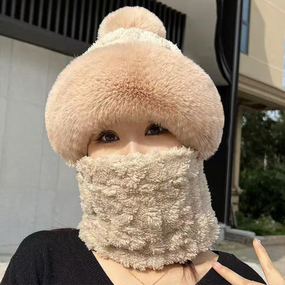 ❄️Winter-Specials❄️Women's Winter Warm Windproof Plush Scarf Hat