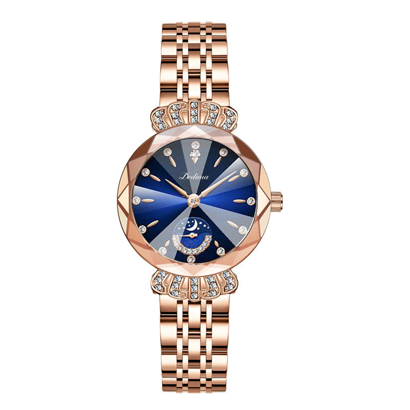 🎀60%OFF New Year Sale🎀Fashionable Diamond Moon Star Watch for Women