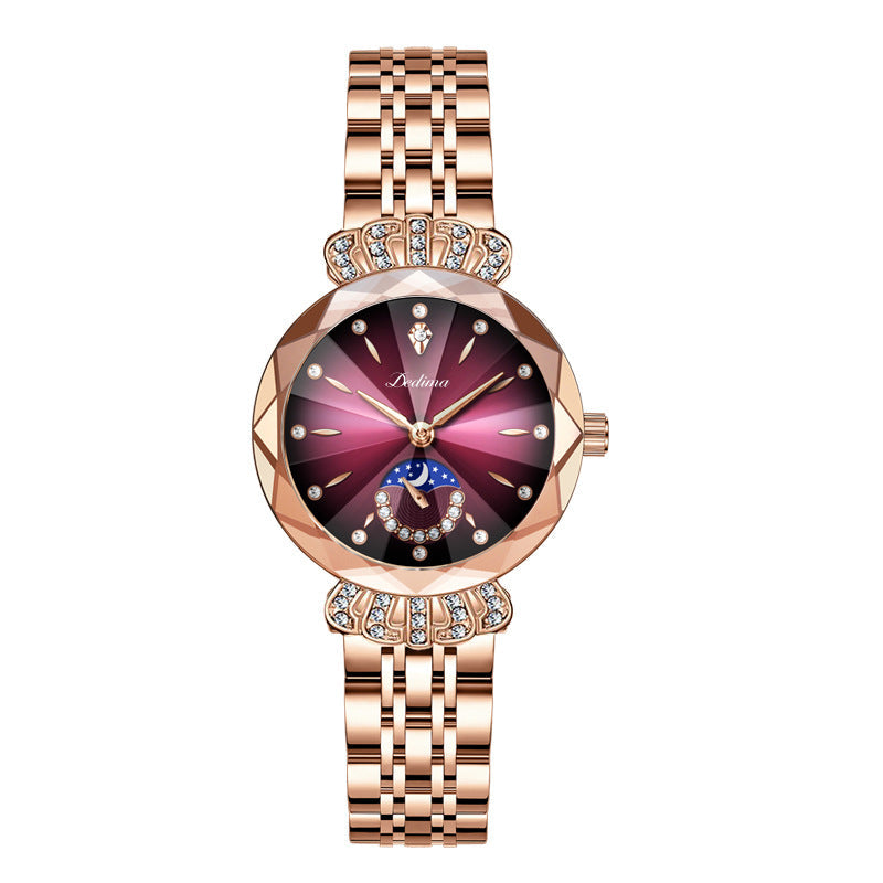 🎀60%OFF New Year Sale🎀Fashionable Diamond Moon Star Watch for Women