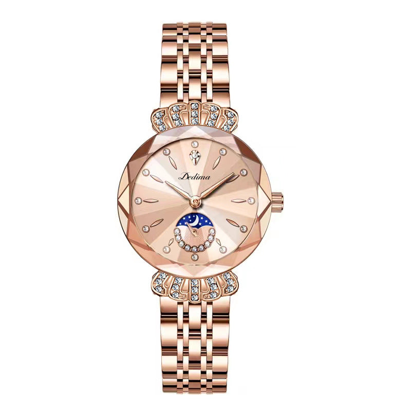 🎀60%OFF New Year Sale🎀Fashionable Diamond Moon Star Watch for Women