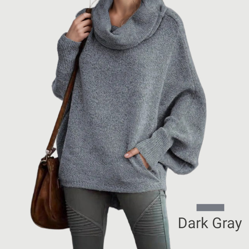 🔥Hot Winter Sales 50%OFF🔥Women's Batwing Cowl Neck Sweater with Pockets