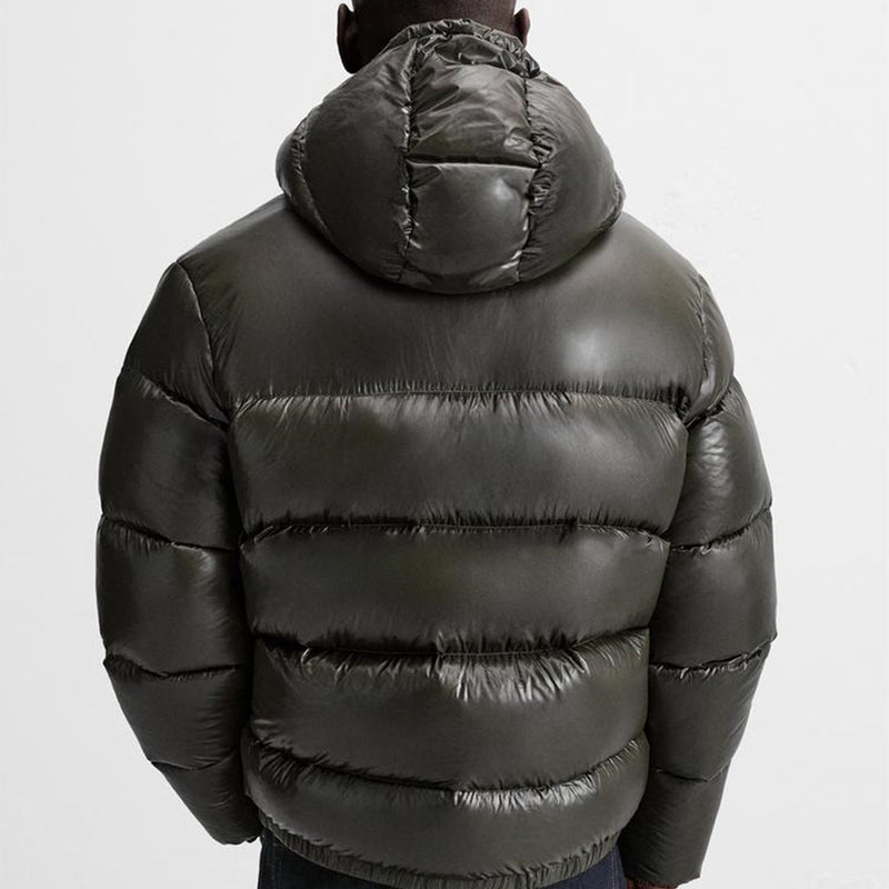 Men's Lightweight Hooded Quilted Puffer Jacket