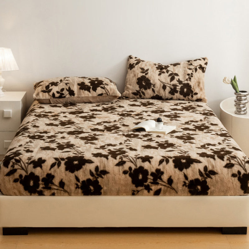 🎅Xmas Sales🎄Soft Leopard Print Fitted Sheet