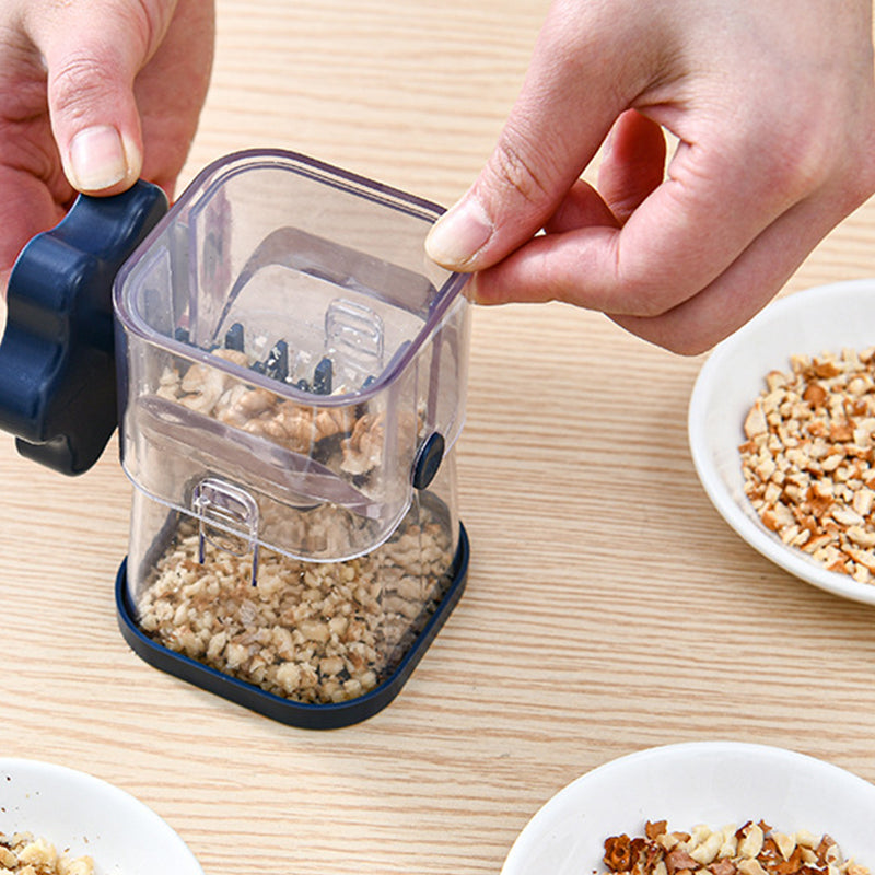 Multi-Purpose Hand-Cranked Nut Grinder