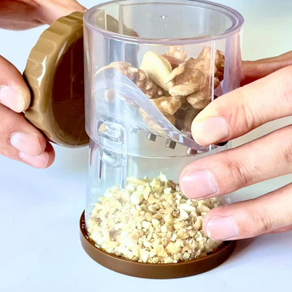 Multi-Purpose Hand-Cranked Nut Grinder