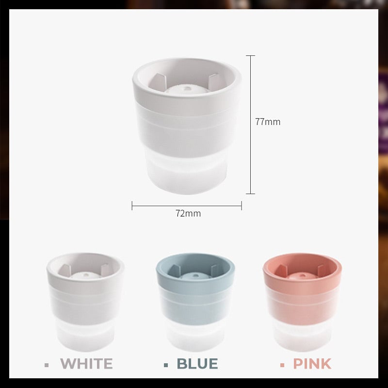 💐50% OFF ! DIY Whisky Ice Balls – Slow Melt, No Watered-Down Taste 🥃❄️【Special Offer】