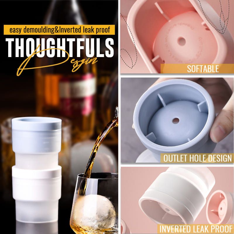 💐50% OFF ! DIY Whisky Ice Balls – Slow Melt, No Watered-Down Taste 🥃❄️【Special Offer】