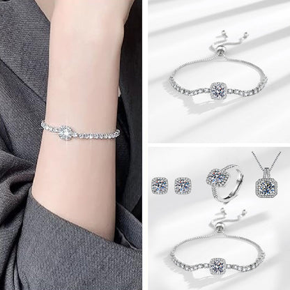 💎Luxury Sparkling Moissanite 4-Piece Set