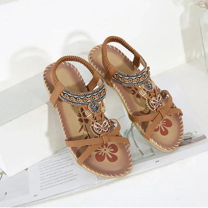 💎 60% OFF! 💎 Bohemian Orthopedic Sandals – Arch Support, Non-Slip Sole & Barefoot Comfort for All-Day Wear 🌈👣