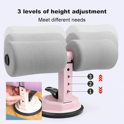 Suction cup type sit-up assistant